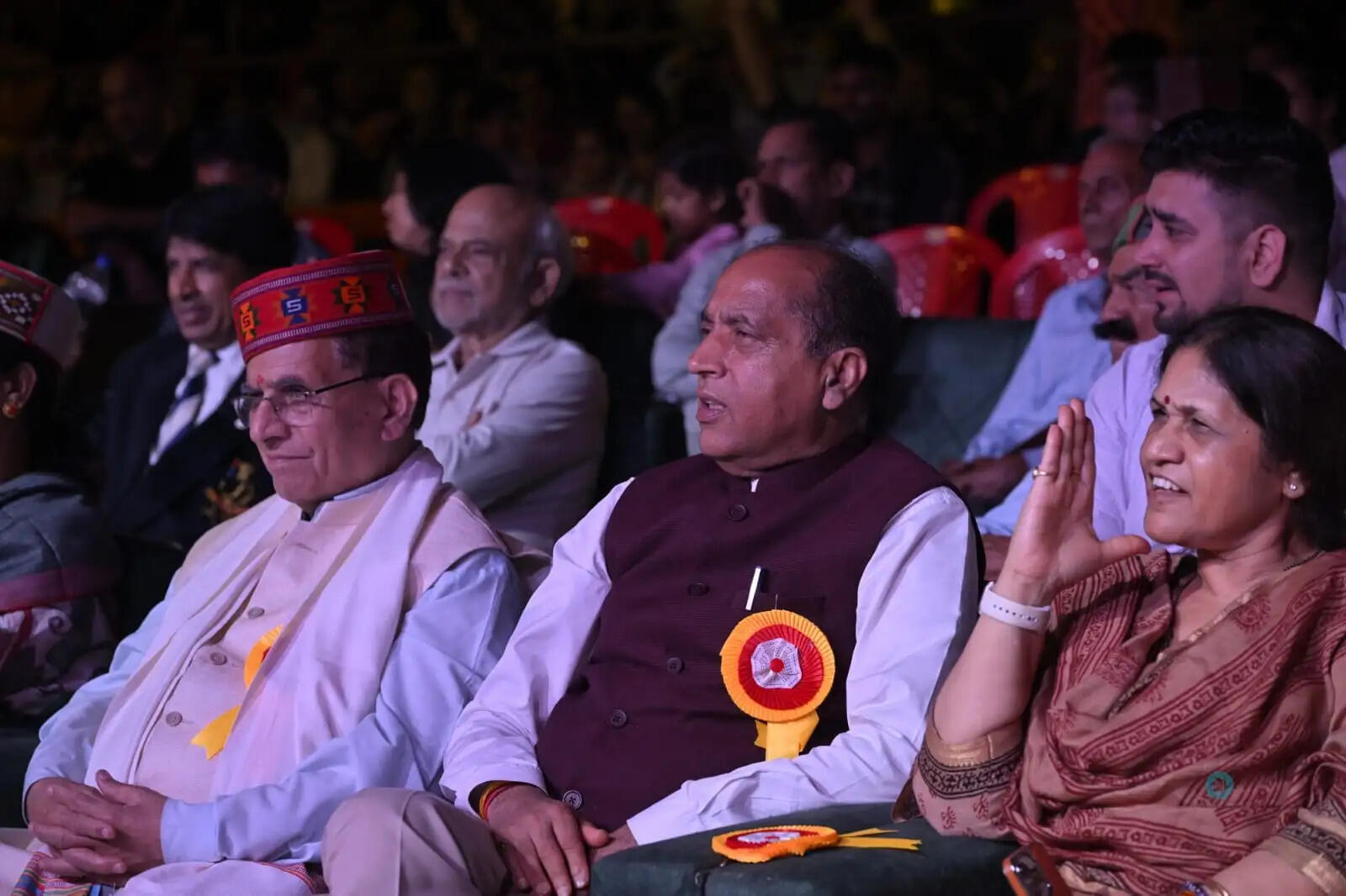 पूर्व मुख्यमंत्री जयराम ठाकुर मंडी शाख उत्सव में हुए शामिल, संगीतकार एस.डी. कश्यप को किया सम्मानित
