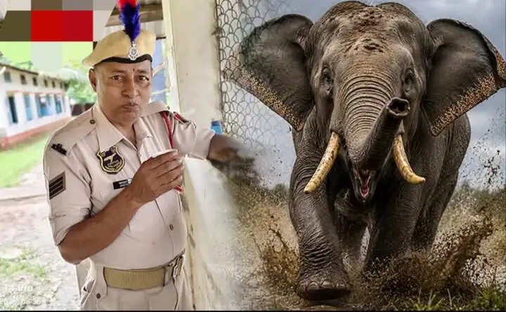 ग्वालपाड़ा में जंगली हाथी के हमले में असम पुलिसकर्मी की मौत