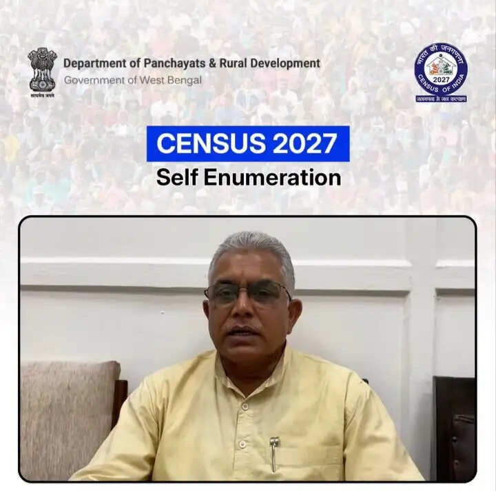 जनगणना 2027 में स्व-गणना का चरण शुरू, दिलीप घोष ने लोगों से भाग लेने की अपील की