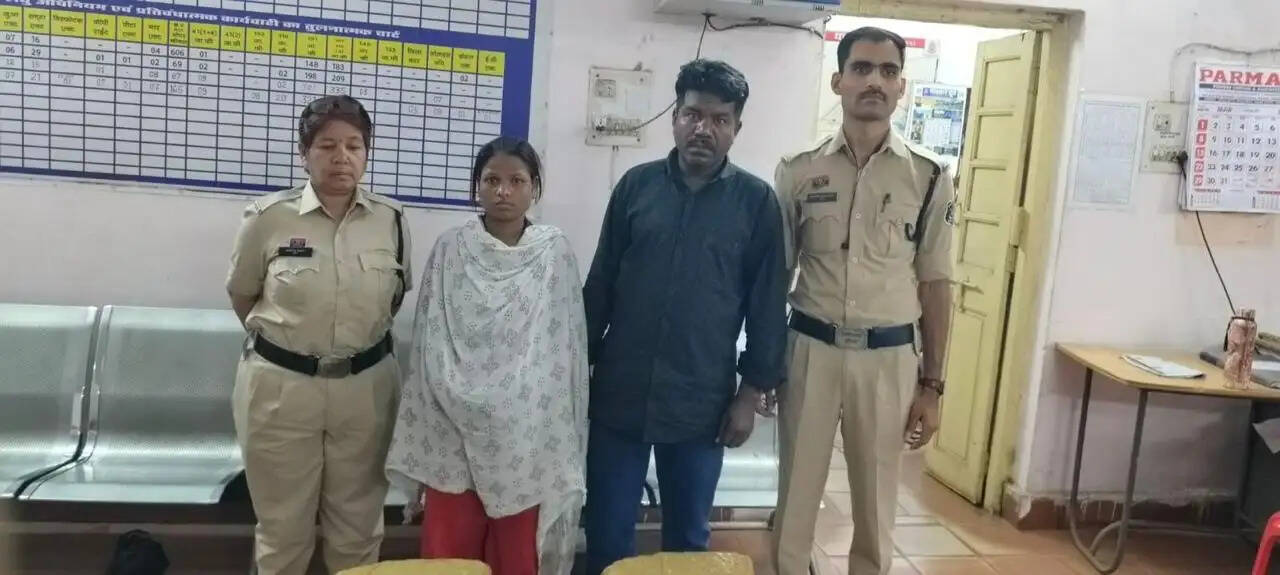 रायपुर : गांजा तस्करी करते महिला समेत दो अंतर्राज्यीय तस्कर गिरफ्तार