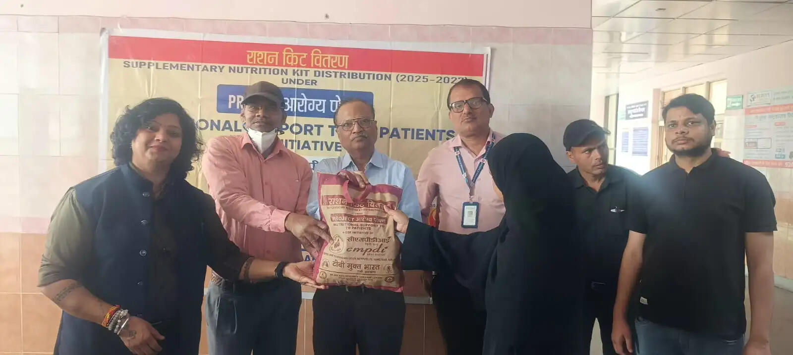 रांची सदर अस्पताल में 300 टीबी मरीजों को पोषण किट वितरित