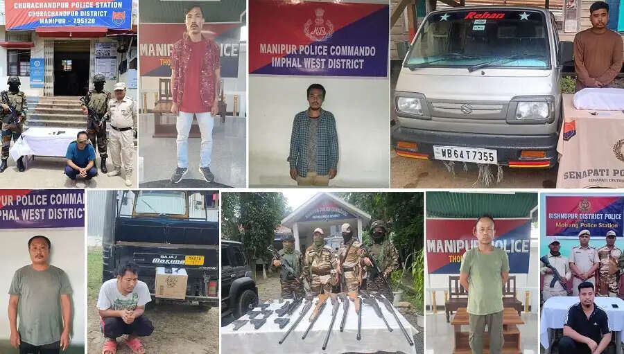 मणिपुर में ड्रग्स बरामद, कई उग्रवादी कैडर गिरफ्तार