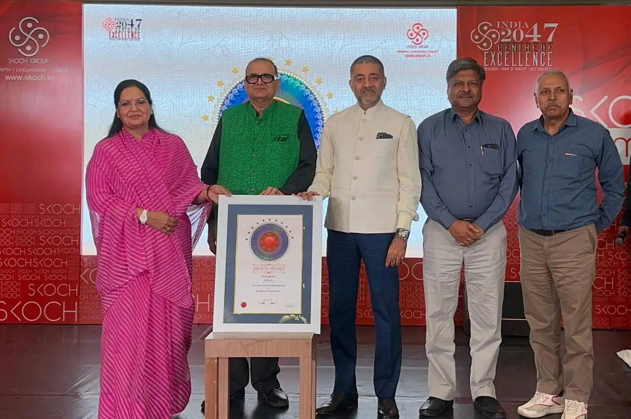 आवासन मण्डल की समृद्धि योजना को स्काॅच गोल्ड अवार्ड