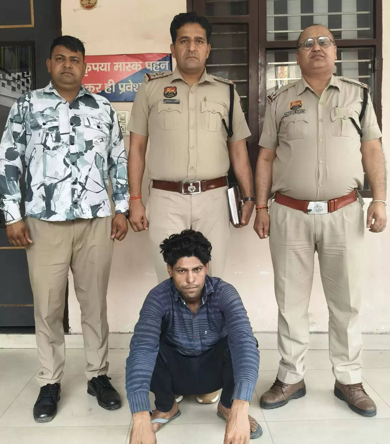 यमुनानगर: पुलिस ने बाइक चोर को किया काबू, बाइक बरामद