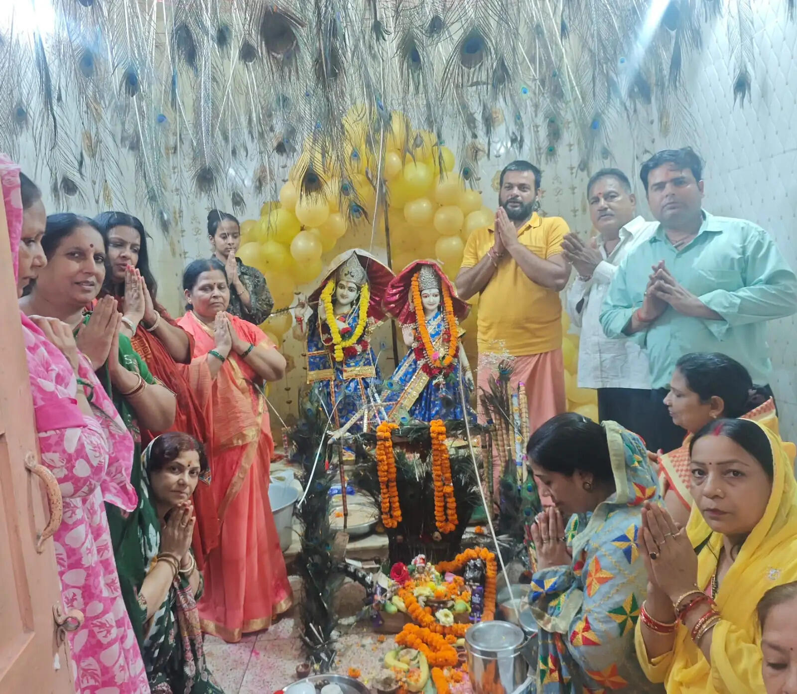 यज्ञा बाबा आश्रम में श्रीकृष्ण छठी महोत्सव संपन्न
