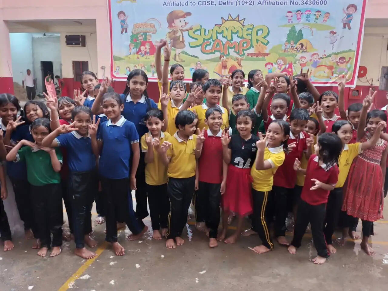 कलकत्ता पब्लिक स्कूल के समर कैंप में झूमे बच्चे, खूब उठाया आनंद