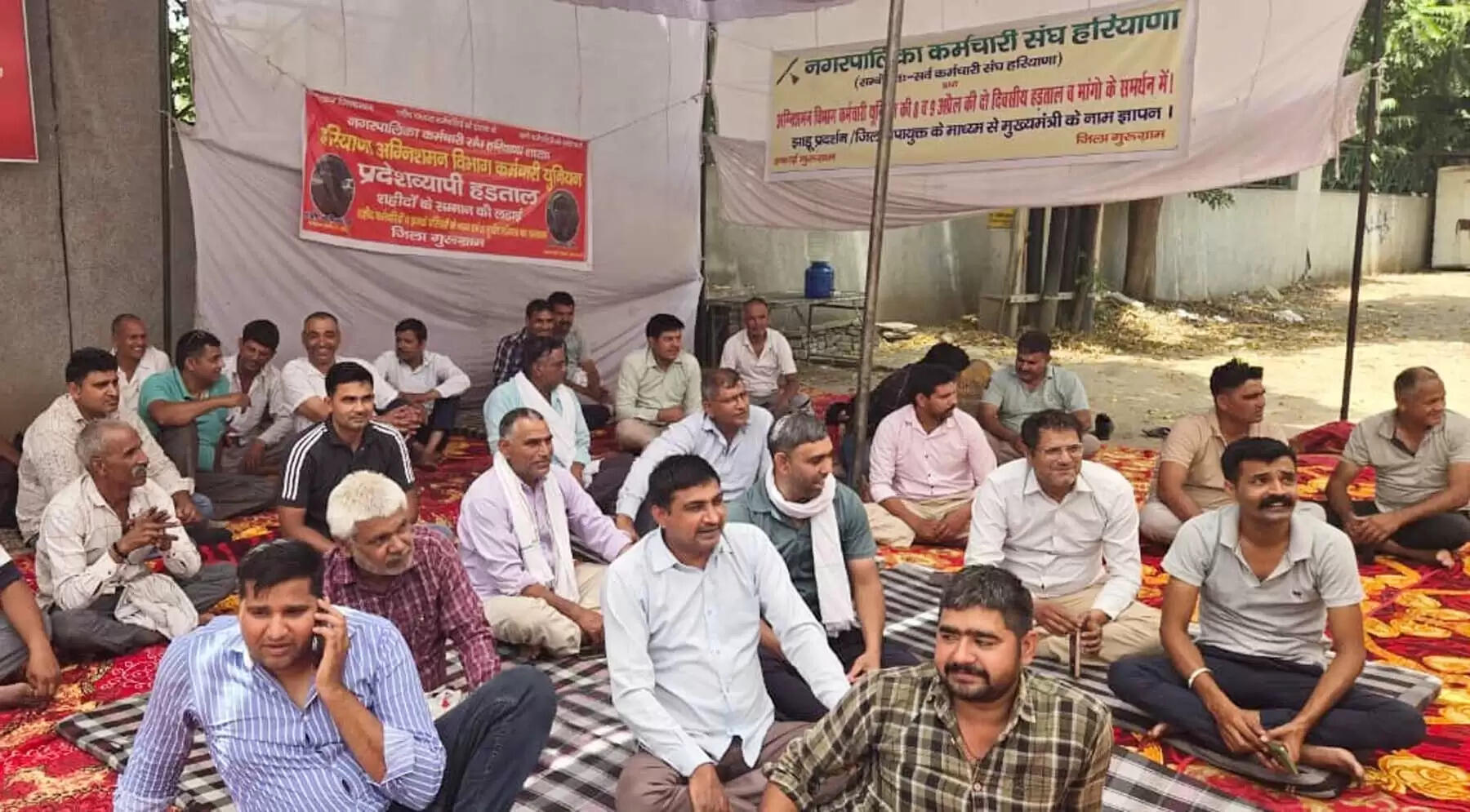 गुरुग्राम: रोडवेज ड्राइवरों को बस चलाने का अनुभव है आग बुझाने का नहीं...