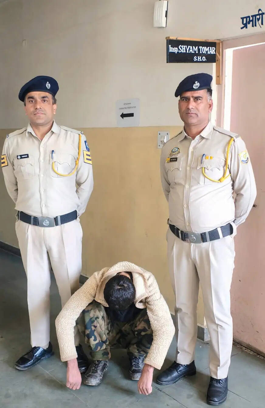 ठियोग के शीतला माता मंदिर में चोरी का आरोपी गिरफ्तार
