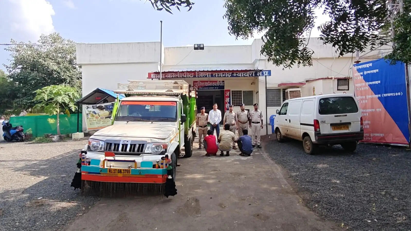 राजगढ़ः चोरी के मामले में अपचारी बालक सहित चार गिरफ्तार, 8.90 लाख का मशरुका बरामद