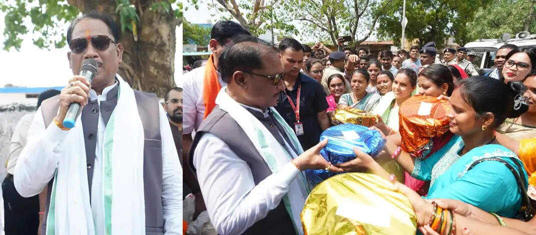 मुख्यमंत्री&nbsp;साय&nbsp;ने&nbsp;पीपल पेड़ की&nbsp;छांव&nbsp;में&nbsp;सुनीं&nbsp;ग्रामीणों की&nbsp;समस्याएं&nbsp;और&nbsp;मौके पर दिए समाधान के निर्देश