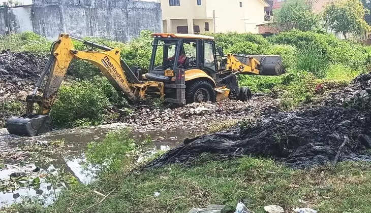 मानसून को लेकर बीएचईएल गंभीर, शुरू की नालों और तालाबों की सफाई