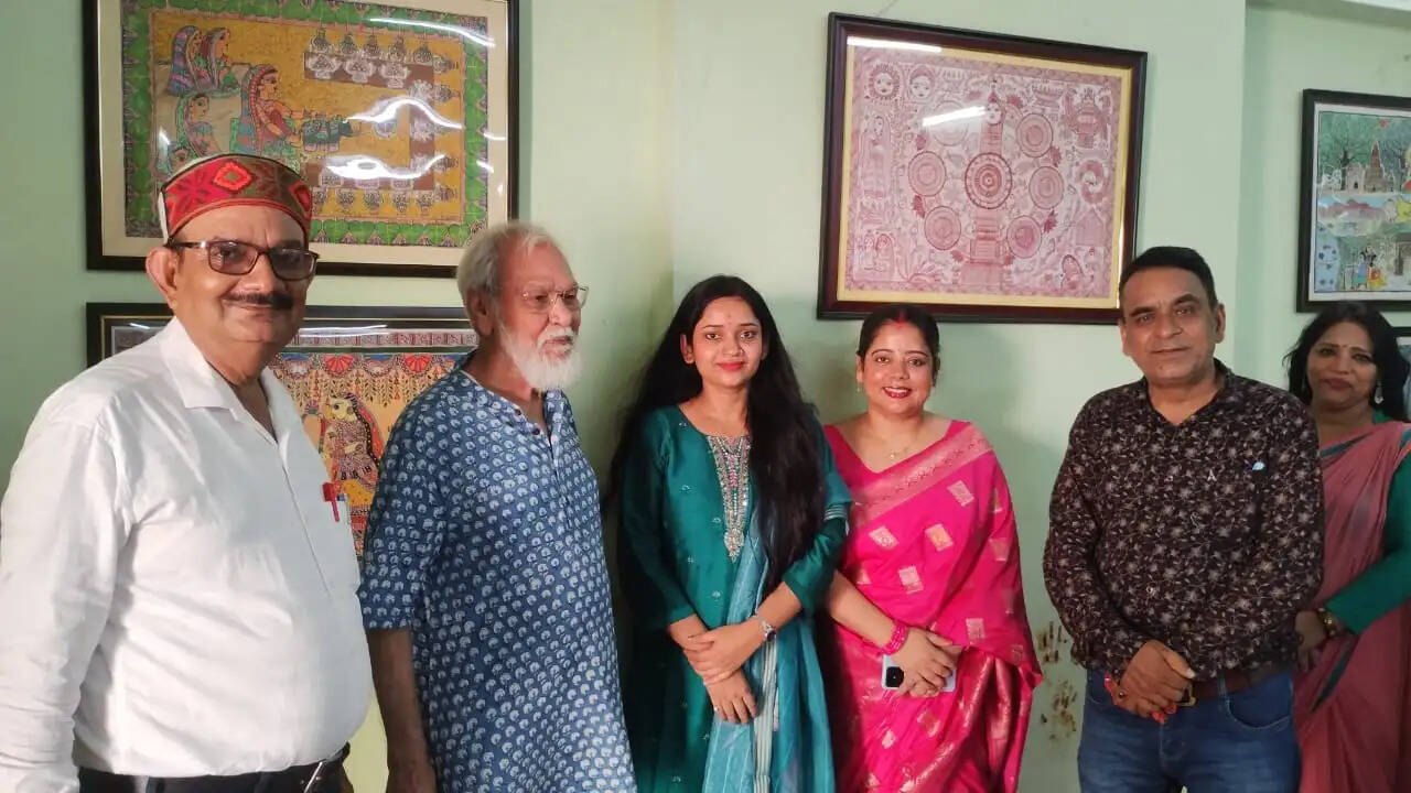 खुशबू द्वारा बनाई गई राम सीता स्वयंवर की जीवंत कलाकृति बनी आकर्षण का केंद्र