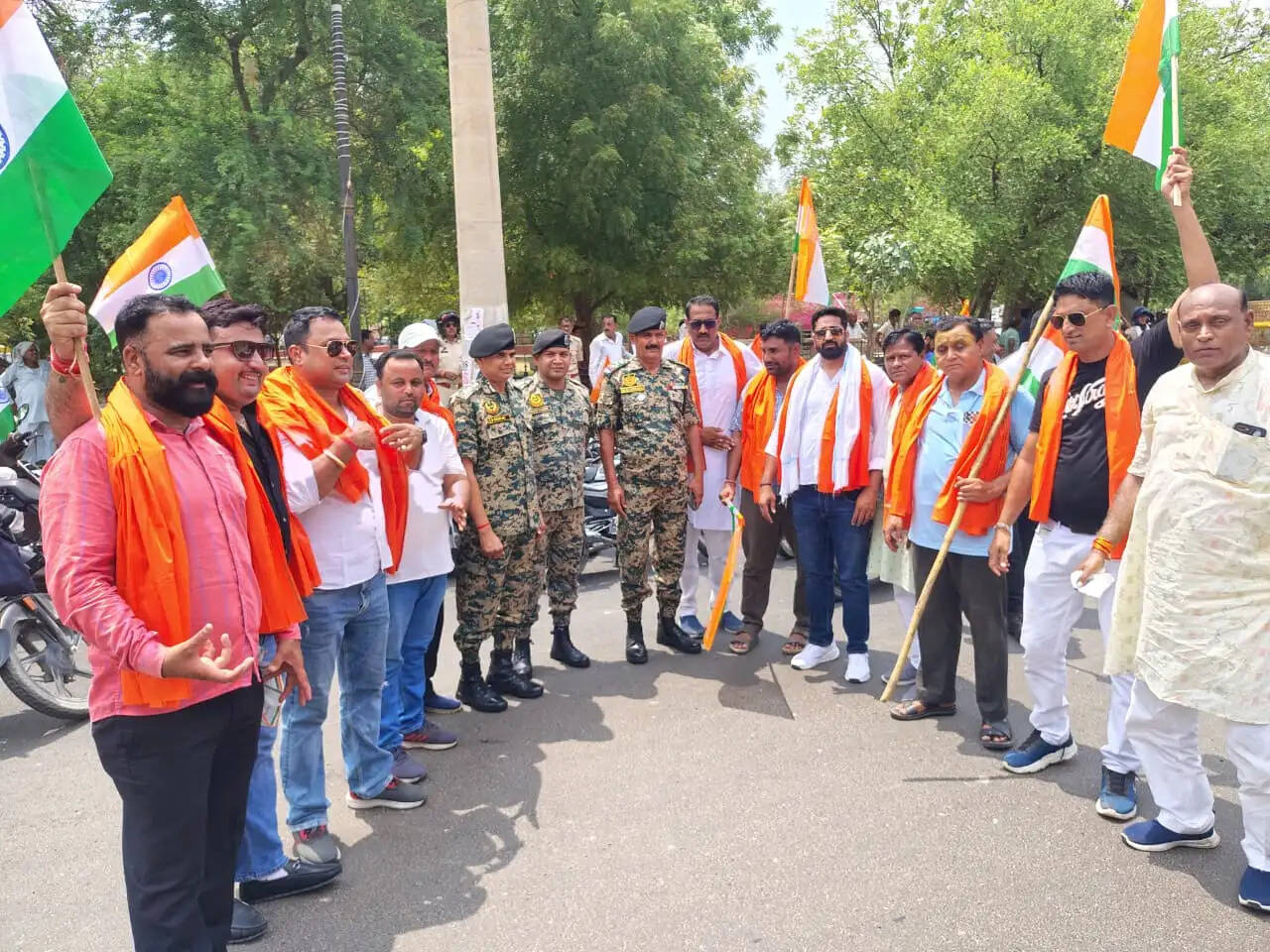 सीमा सुरक्षा बल&nbsp;द्वारा हर घर तिरंगा अभियान के तहत किया गया बाइक रैली का आयोजन