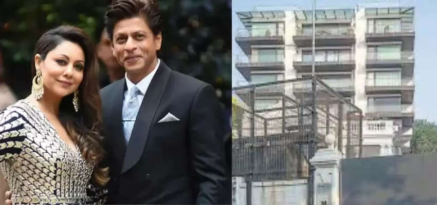 शाहरुख खान के बंगले पर पहुंची मुंबई नगर निगम की टीम