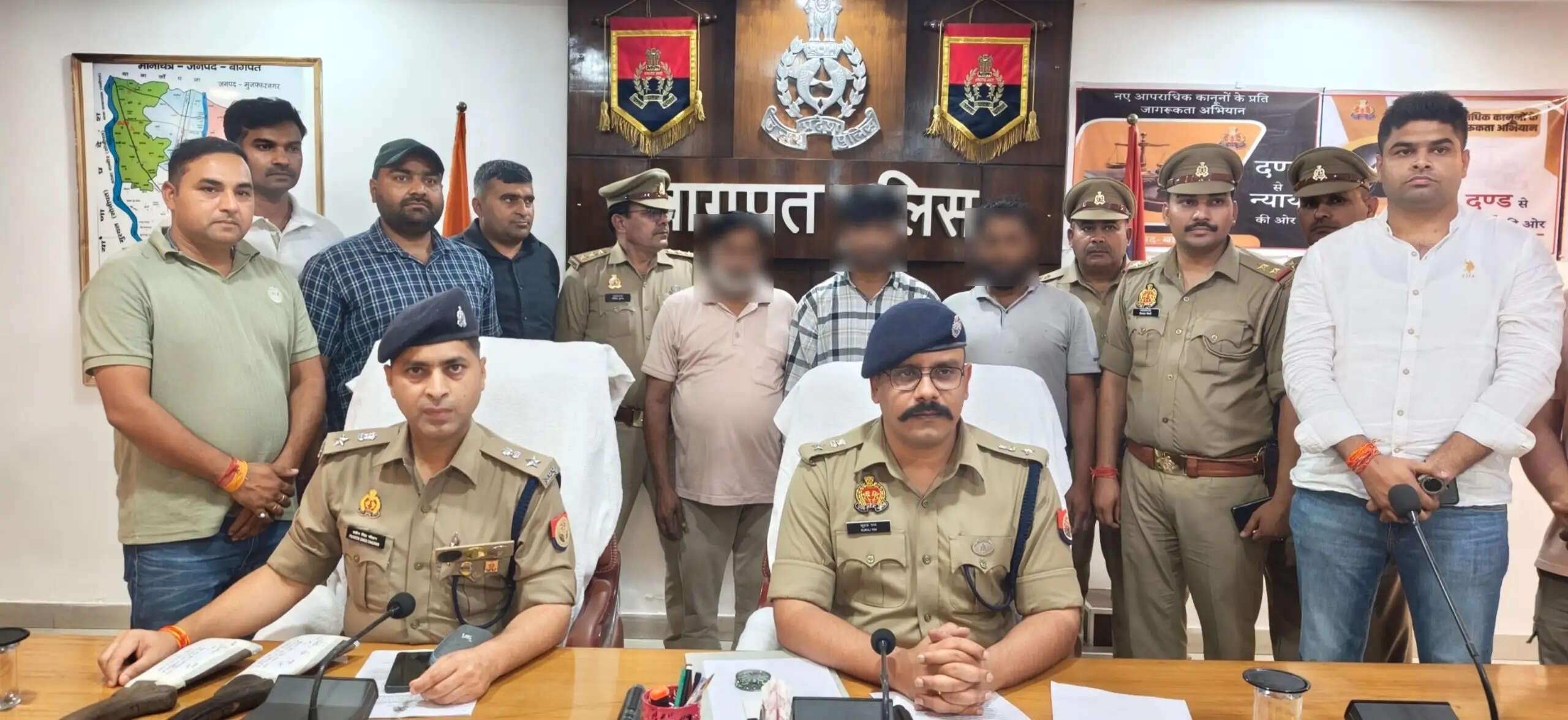 बागपत में अवैध शस्त्र फैक्ट्री का भंडाफोड़, तीन गिरफ्तार