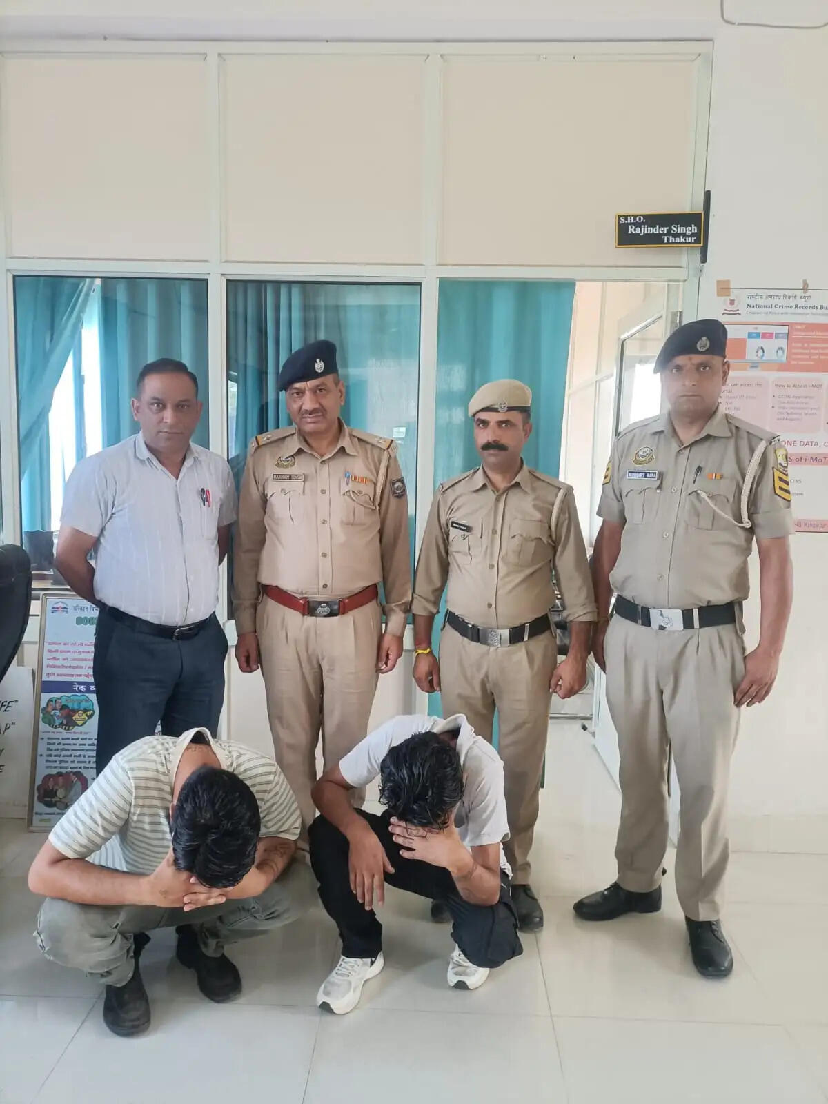 शाहपुर में चिट्टा बरामद, दो गिरफ्तार