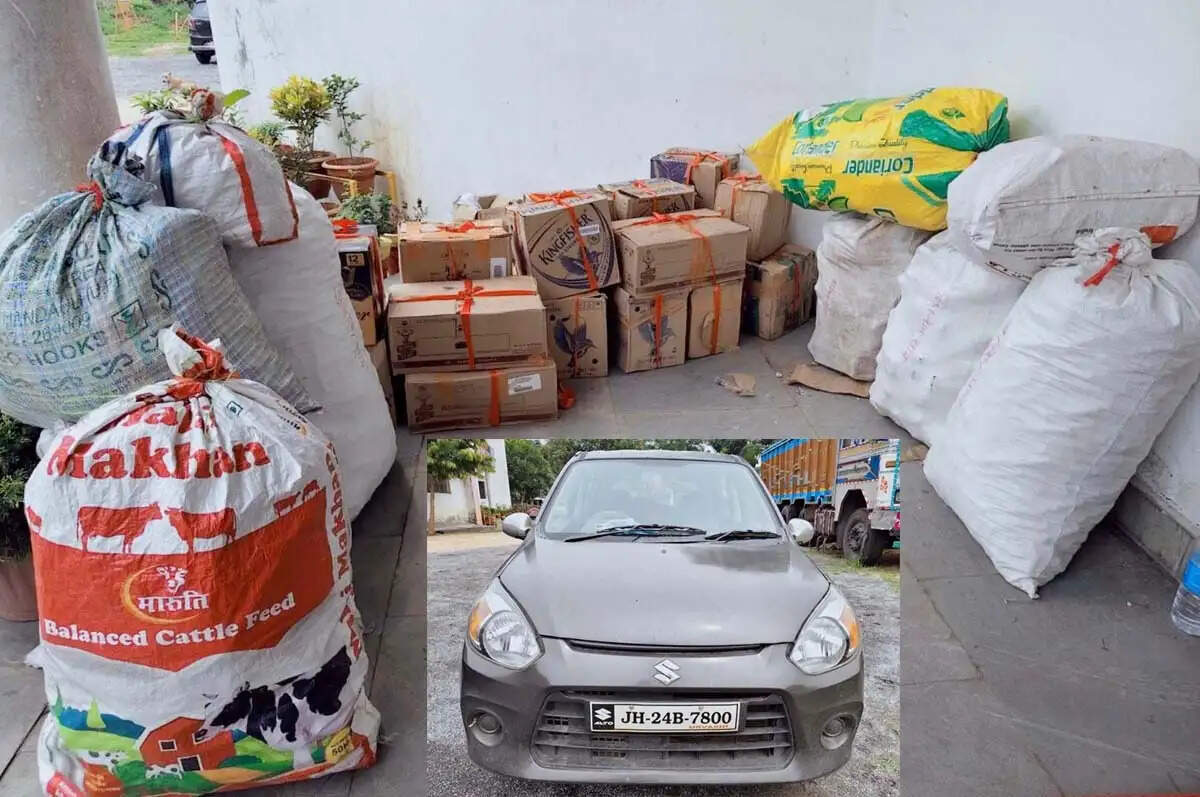 गोला में अवैध विदेशी शराब फैक्ट्री का खुलासा, एक गिरफ्तार