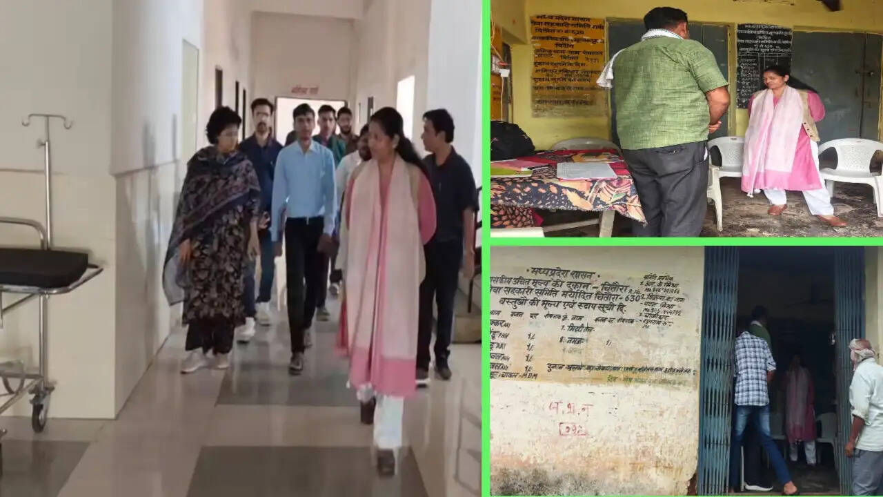 सागर: कलेक्टर ने चितौरा में उचित मूल्य दुकान और स्वास्थ्य केंद्र का किया औचक निरीक्षण
