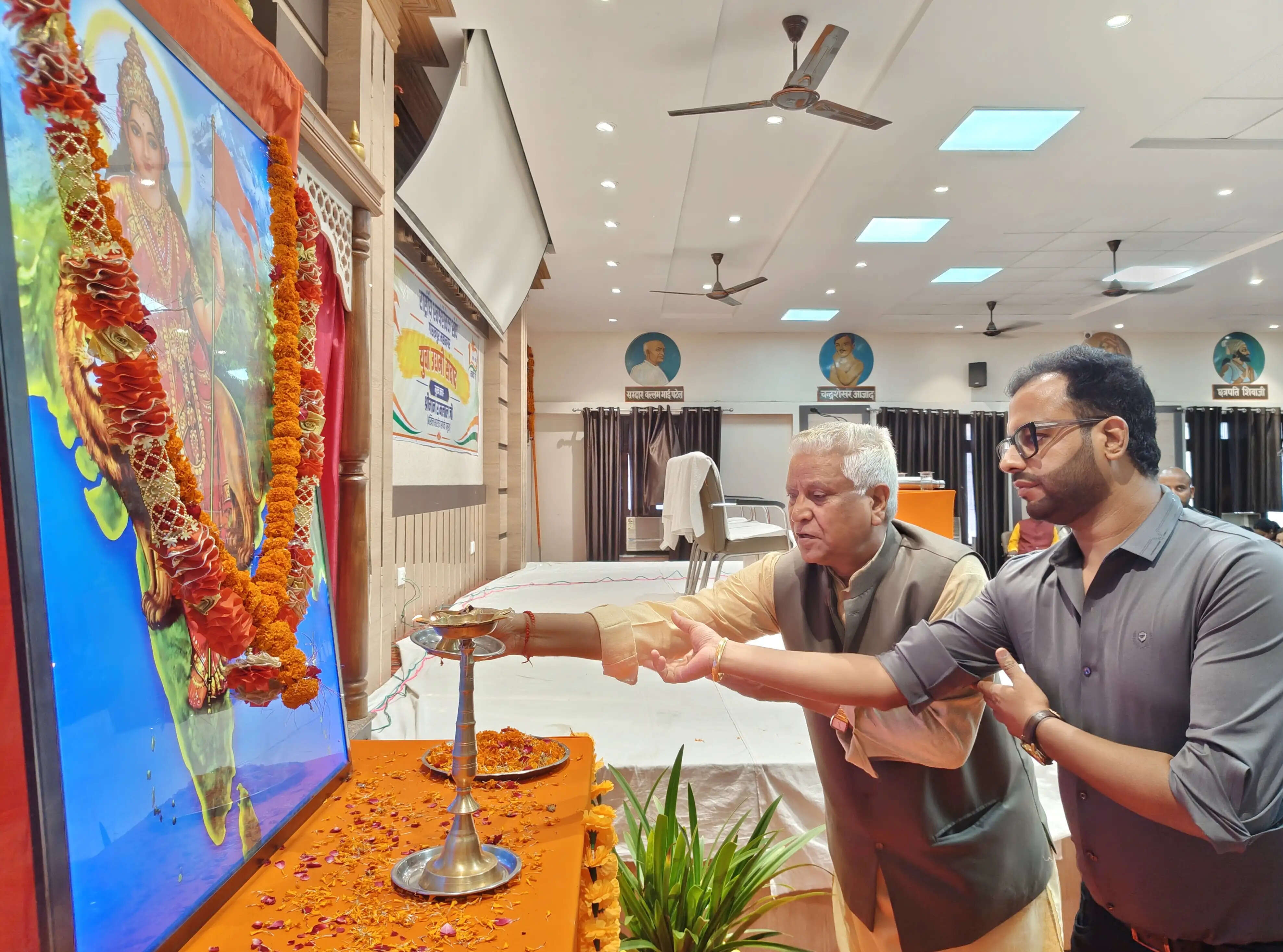राष्ट्रीय स्वयंसेवक संघ की स्थापना भारत को बड़ा बनाने के लिए हुई है : रामलाल