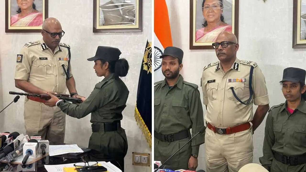 सात लाख के इनामी माओवादी दंपती ने कोलकाता पुलिस के समक्ष किया समर्पण