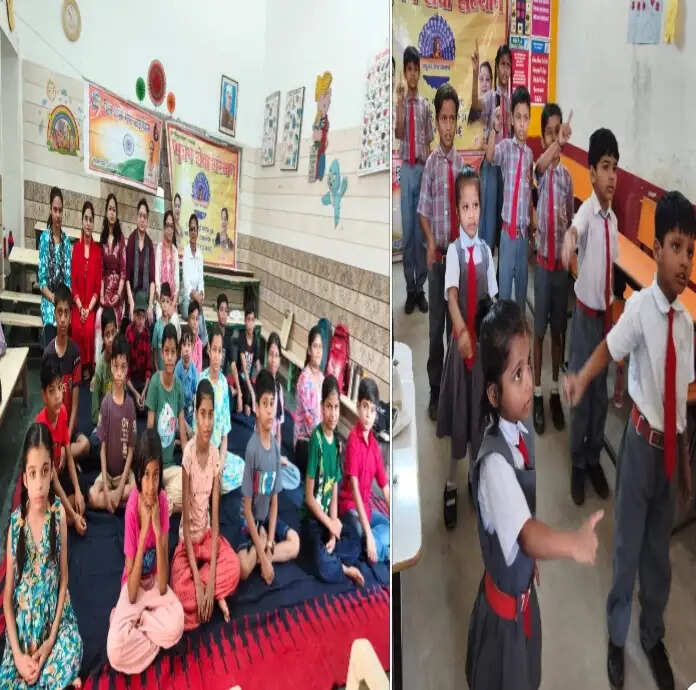 वाराणसी में स्कूलों में 10 दिवसीय हीलिंग समर कैंप का समापन