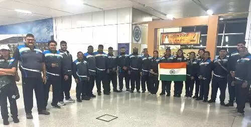 भारतीय पावर लिफ्टिंग दल नॉर्वे रवाना