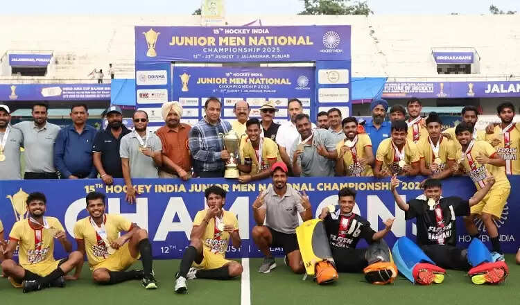 हॉकी हरियाणा ने रोमांचक जीत के साथ जूनियर नेशनल चैंपियनशिप 2025 का खिताब जीता