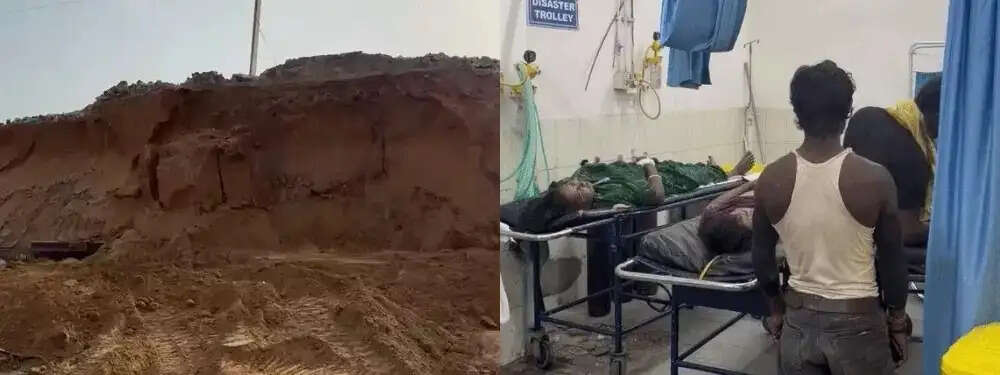 बेसमेंट की खुदाई में मिट्टी ढहने तीन महिला श्रमिकों की मौत