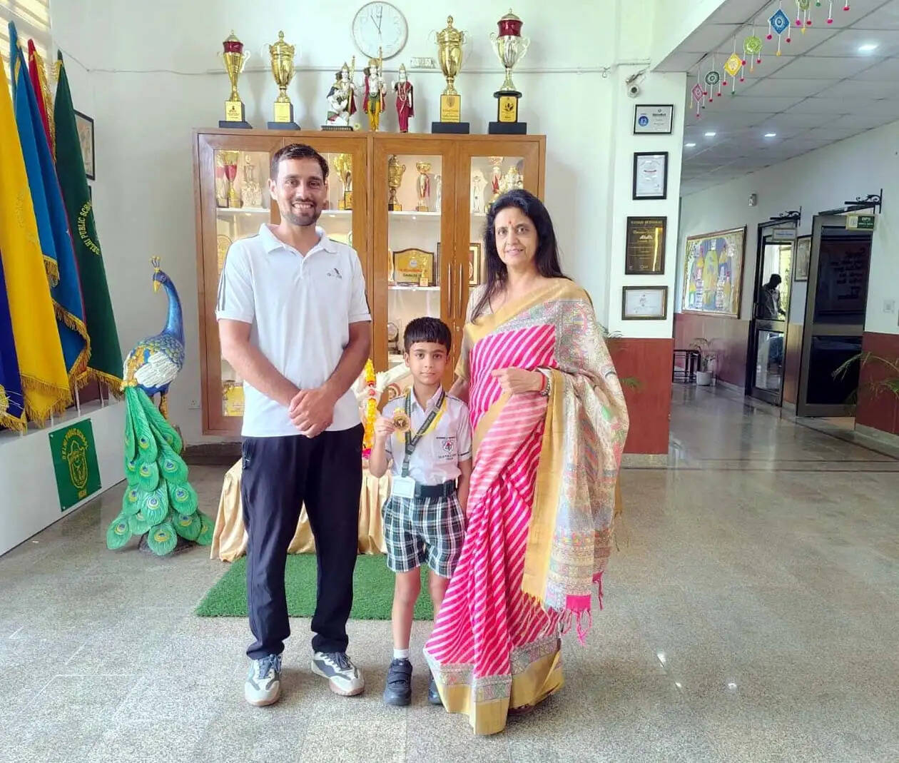हिसार के छात्र भौमिक ने जिला स्तरीय कराटे चैंपियनशिप में जीता कांस्य पदक