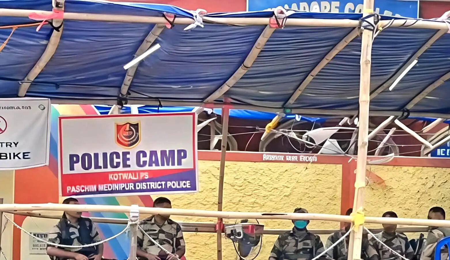 टीएमसी-भाजपा विवाद के बाद किले में तब्दील हुआ मतगणना केंद्र