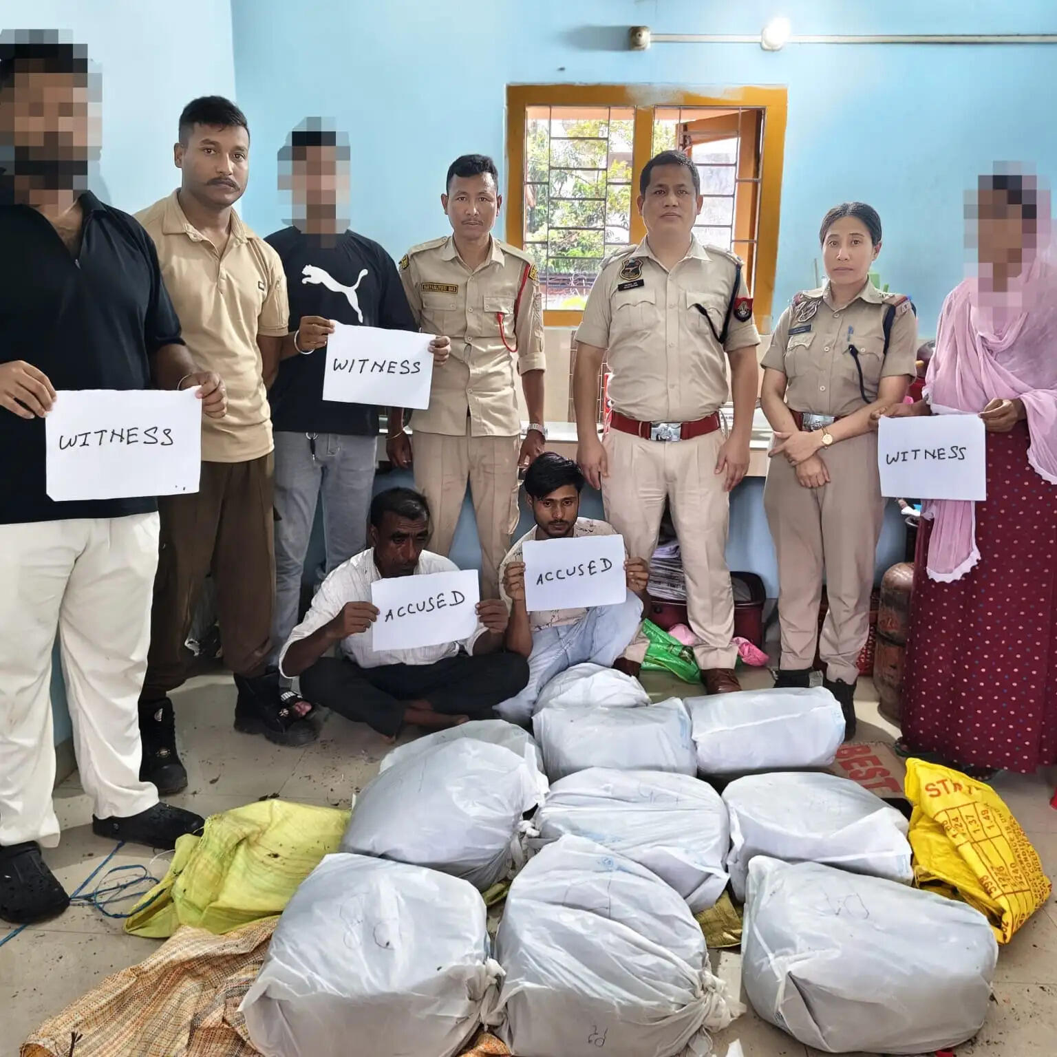 गुवाहाटी में 47.38 किलोग्राम गांजा जब्त, तीन आरोपी गिरफ्तार