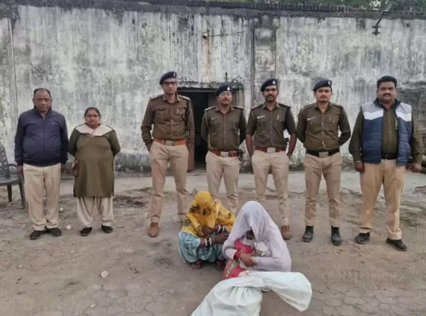 शिवपुरीः कंजरों के डेरों पर आबकारी विभाग की दबिश, जहरीली शराब जब्त