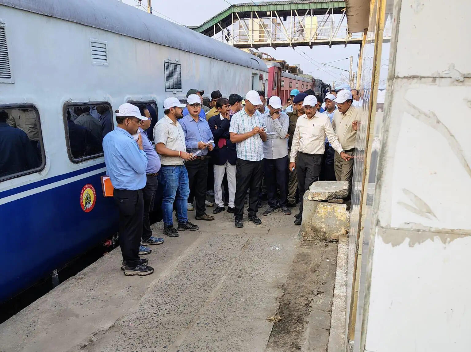 रेलवे सुरक्षा आयुक्त ने संतरागाछी–सांकराइल लिंक लाइन का किया निरीक्षण