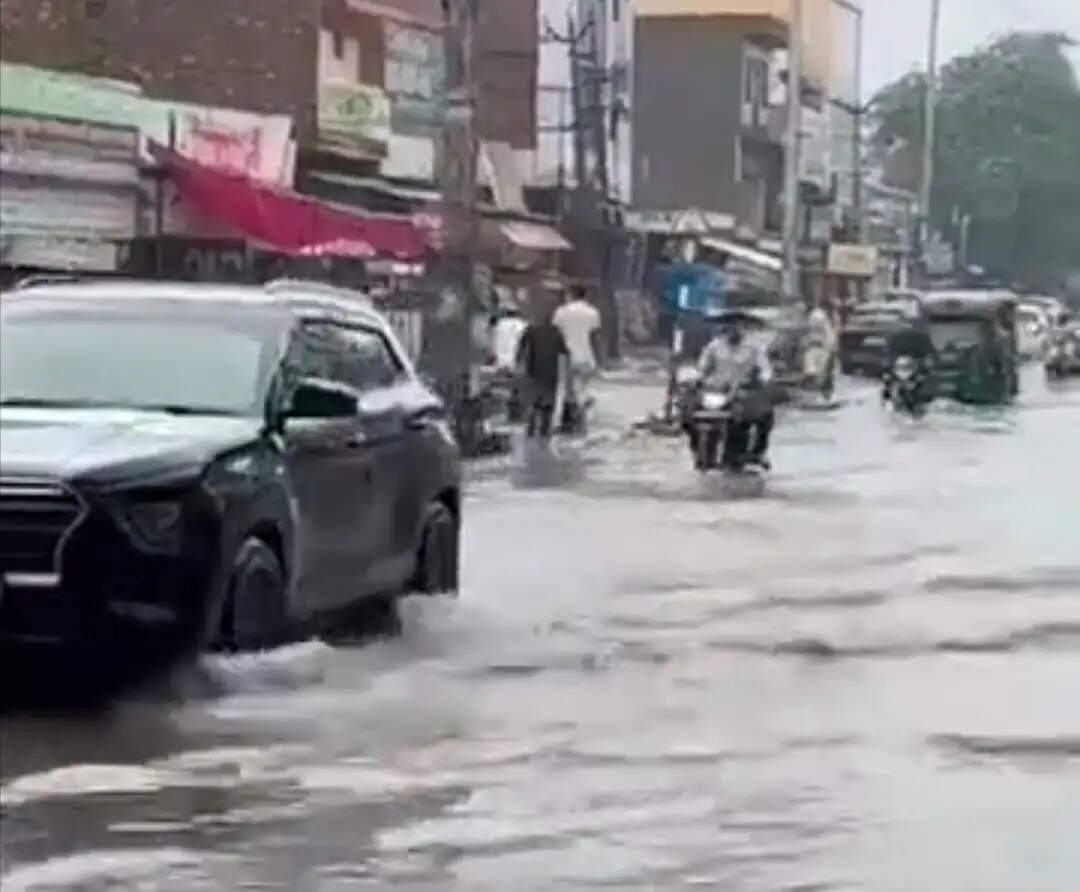 बारिश से रोहतक बेहाल, कालोनियां हुई जलमग्न