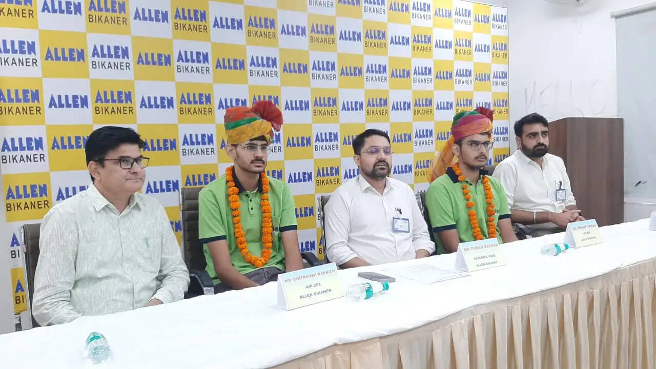 नीट यूजी 2026 : राेहित&nbsp;ने&nbsp;पहली&nbsp;और&nbsp;चित्रांश&nbsp;ने&nbsp;दूसरी&nbsp;सिटी&nbsp;रैंक&nbsp;हासिल&nbsp;कर बढ़ाया बीकानेर का गाैरव