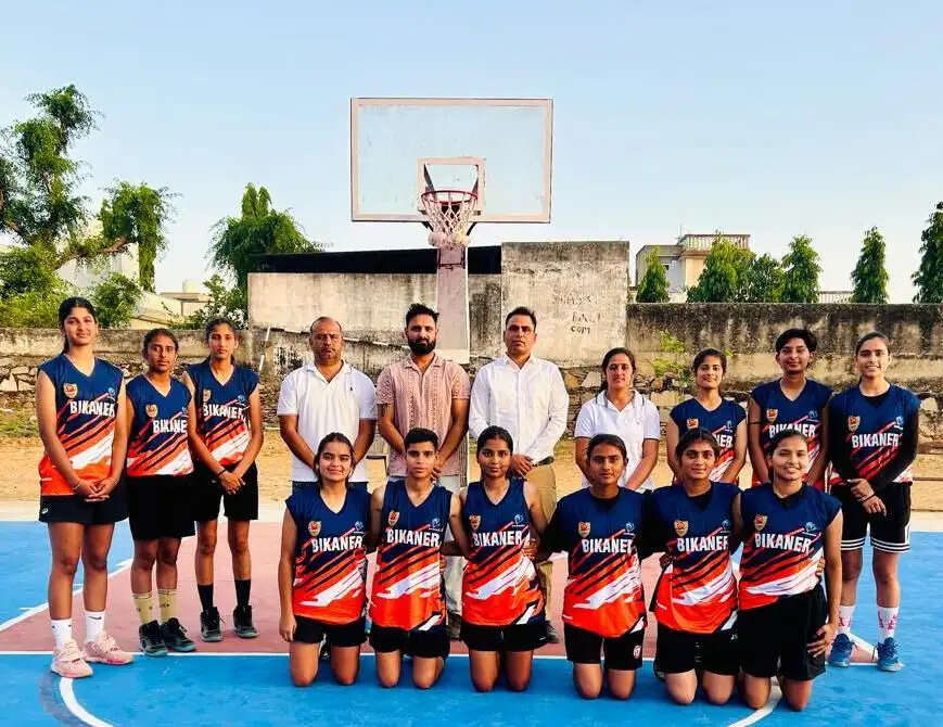 बीकानेर की बेटियों ने राज्य स्तरीय बास्केटबॉल प्रतियोगिता में जीता कांस्य पदक