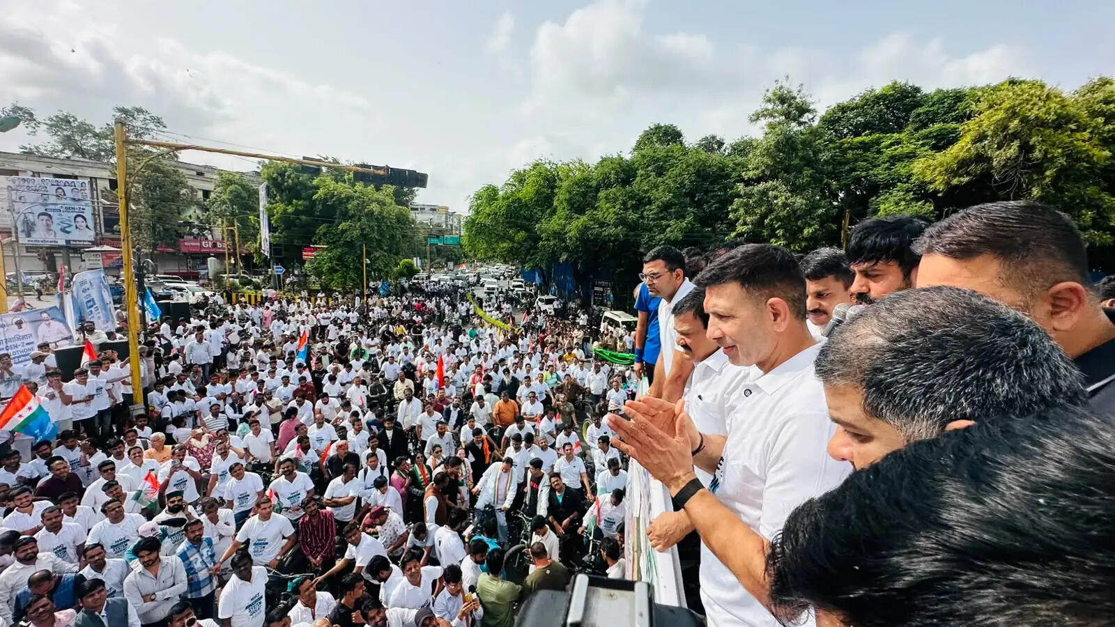 (अपडेट) 'छात्रों की गूंज' अभियान के तहत इंदौर से भोपाल तक 'युवा स्वाभिमान साइक्लोथॉन' का शुभारंभ