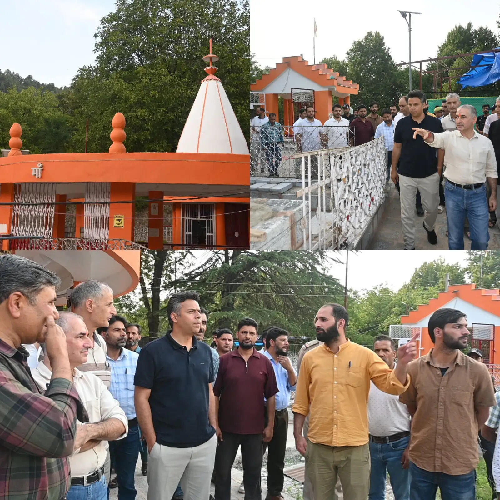 अनंतनाग के उपायुक्त ने ब्रारियांगन, शांगुस में माता उमा भगवती के मूर्ति प्रतिष्ठान दिवस की तैयारियों की समीक्षा की