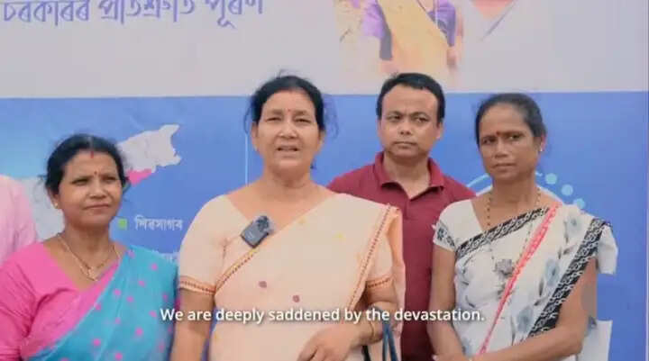 असम के मुख्यमंत्री ने बाढ़ प्रभावित अरुणोदय लाभार्थियों की मदद के लिए लोगों की सराहना की