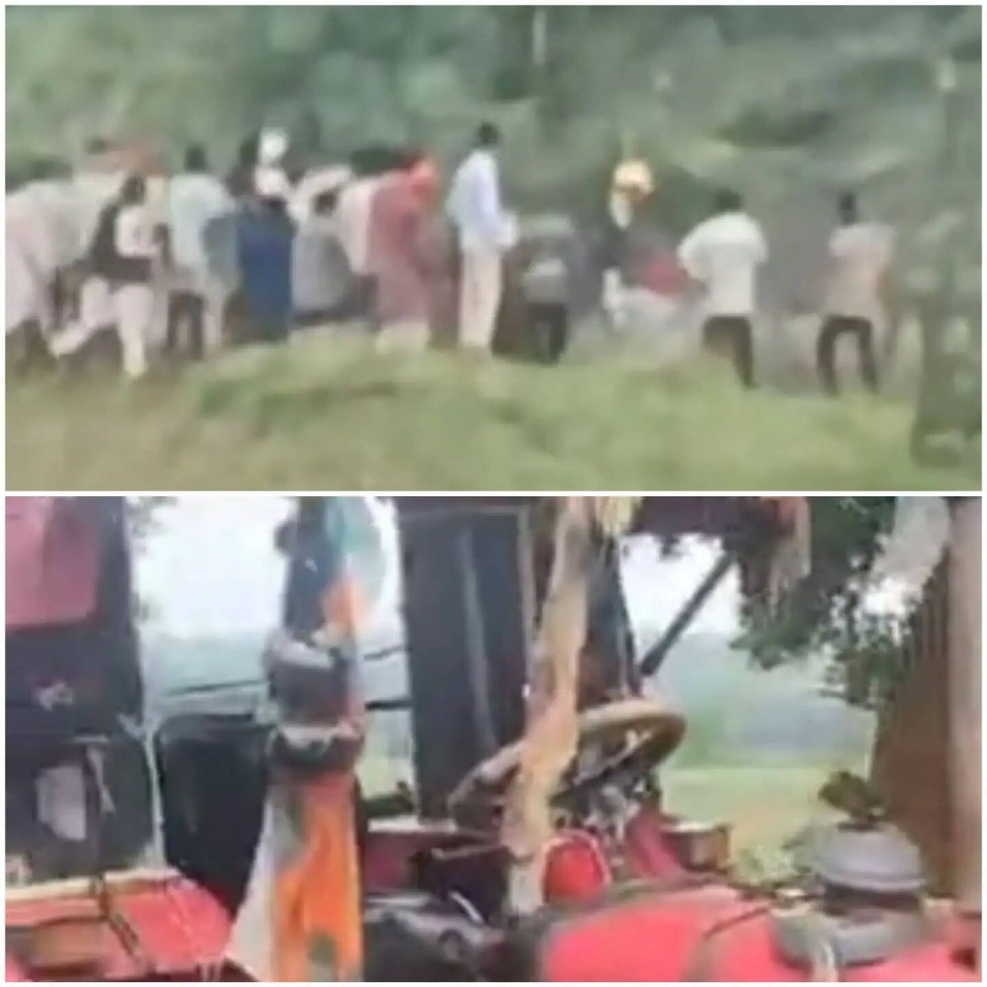 राजगढ़ः पैसों के विवाद में घर में घुसकर हमला, 2 जेसीबी, 7 ट्रैक्टर समेत 12 वाहनों में तोड़फोड़