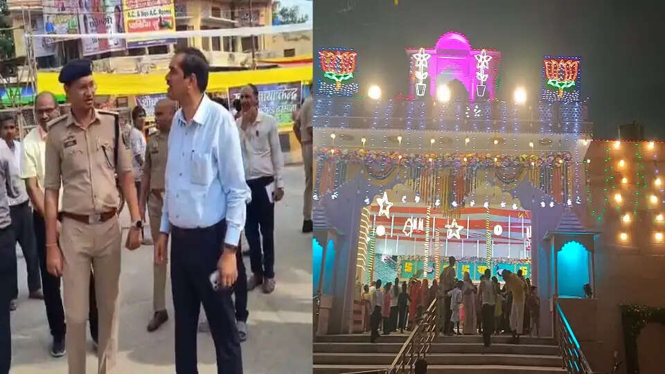 मथुरा: श्रीजी के दर्शन को उमड़ने लगी भक्तों की भीड़, सुरक्षा के कड़े इंतजाम