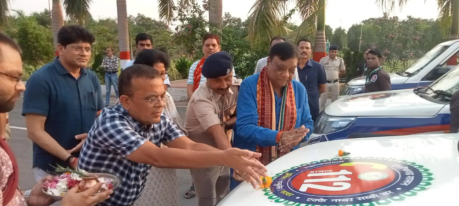 जांजगीर-चांपा पुलिस को मिले 10 नए डायल-112 वाहन, हाईवे पेट्रोलिंग यूनिट भी हुई शामिल