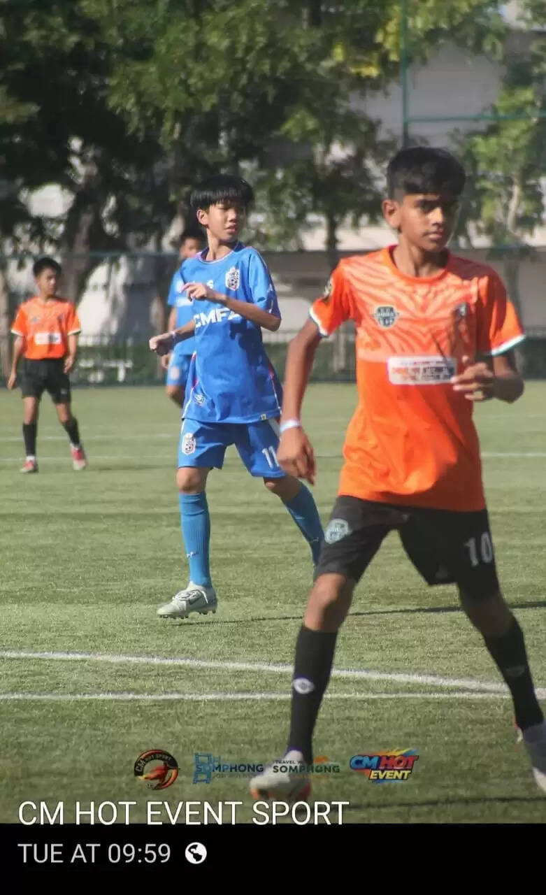 फुटबॉल खिलाड़ी पद्मनाभ ने अंतरराष्ट्रीय स्तर पर की अपनी प्रतिभा का प्रदर्शन