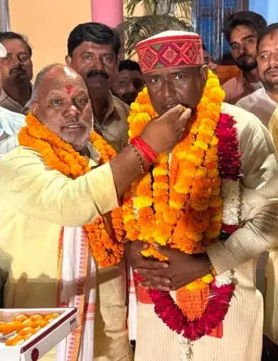 जिला अध्यक्ष के रूप में मिले है अनुभवी कार्यकर्ता राम सकल पटेल - राज्य मंत्री हंसराज
