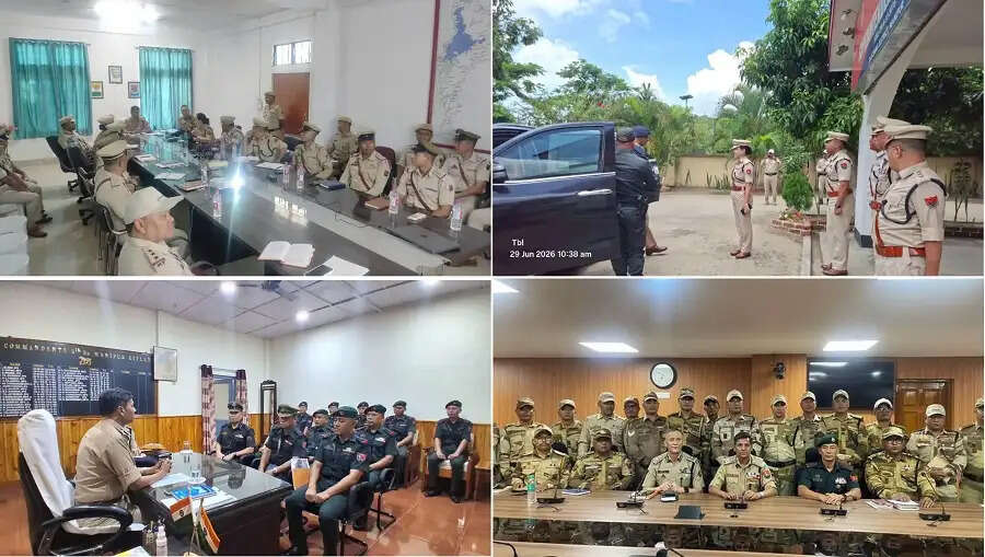 मणिपुर के डीजीपी ने काकचिंग एवं चंदेल जिलों का दौर कर सुरक्षा तैयारियों का लिया जायजा