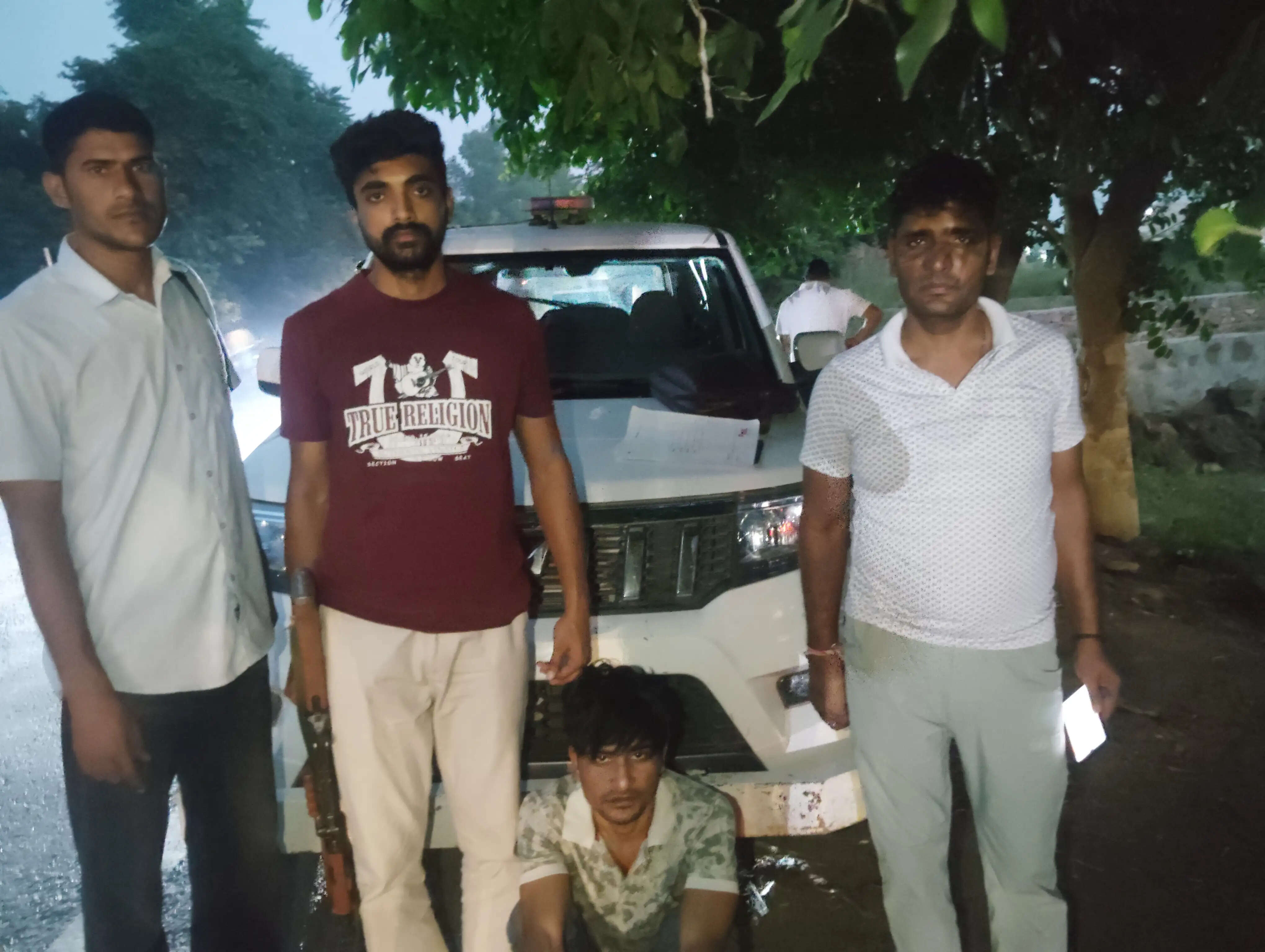 नूंह : अवैध हथियार सहित पांच गिरफ्तार