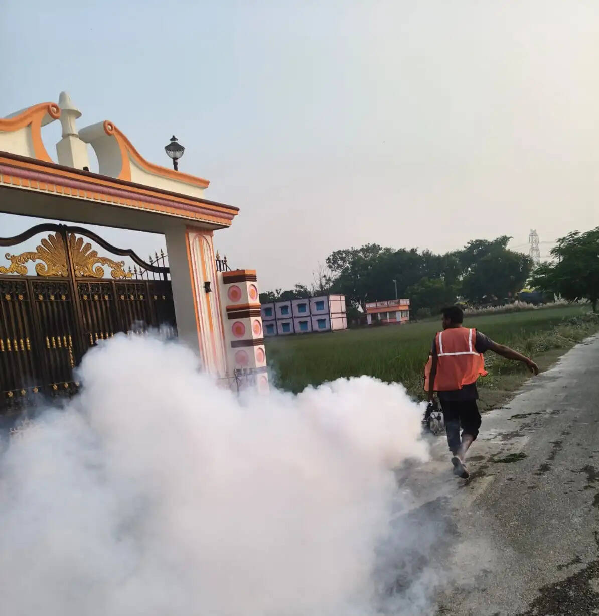 बाढ़ प्रभावित सारण में जलजमाव के बीच फॉगिंग शुरू