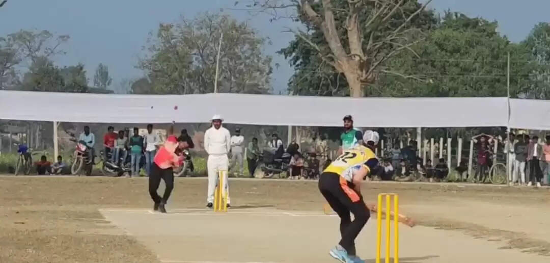 कारगिल कप क्रिकेट टुर्नामेंट के दुसरे क्वार्टर फाइनल पताही ने पकड़ीदयाल को हराया