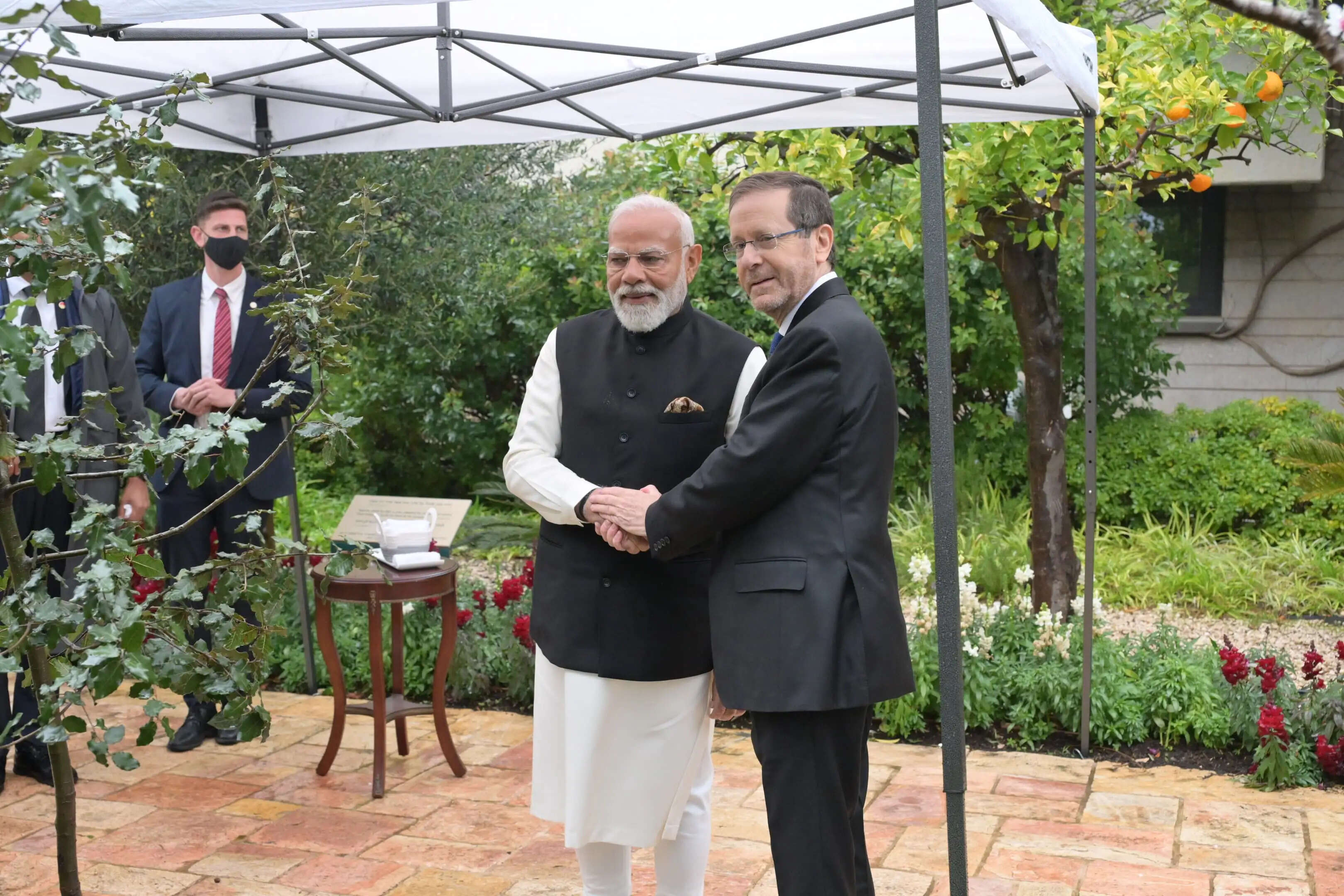 मोदी ने की इजरायली राष्ट्रपति से मुलाकात