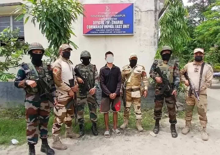 म्यांमार प्रशिक्षित प्रीपाक उग्रवादी इम्फाल पूर्व से गिरफ्तार